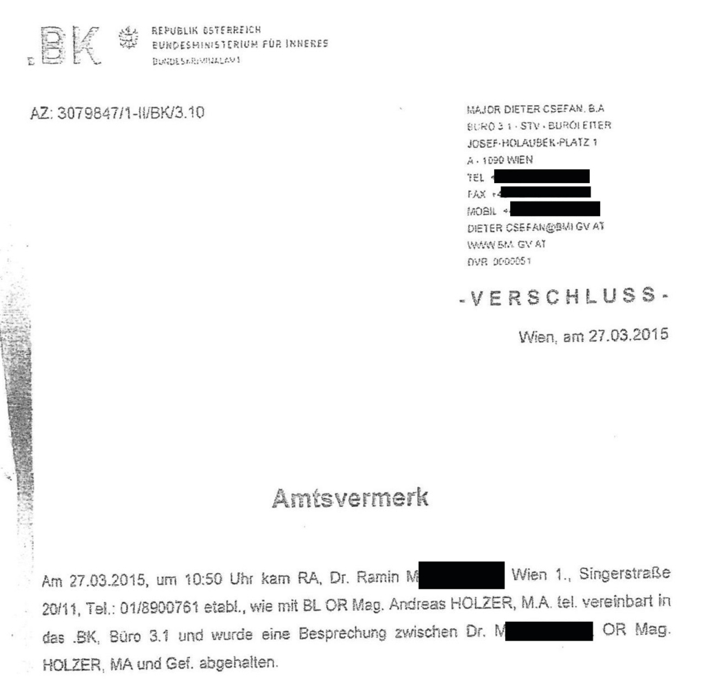 Aktion Koks Die Ovp Geheimaktion Gegen Strache Geheimes Dokument Belastet Chef Der Soko Ibiza Schwer Zackzack At