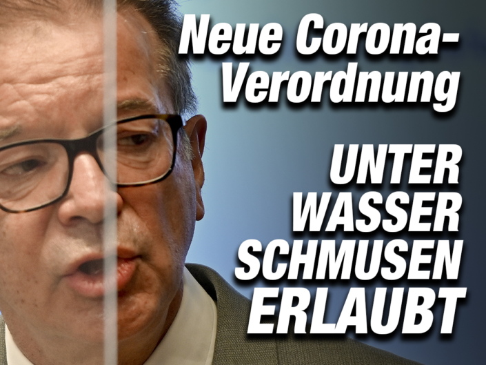 Unter Wasser schmusen erlaubt: Neue Corona-Verordnung ...